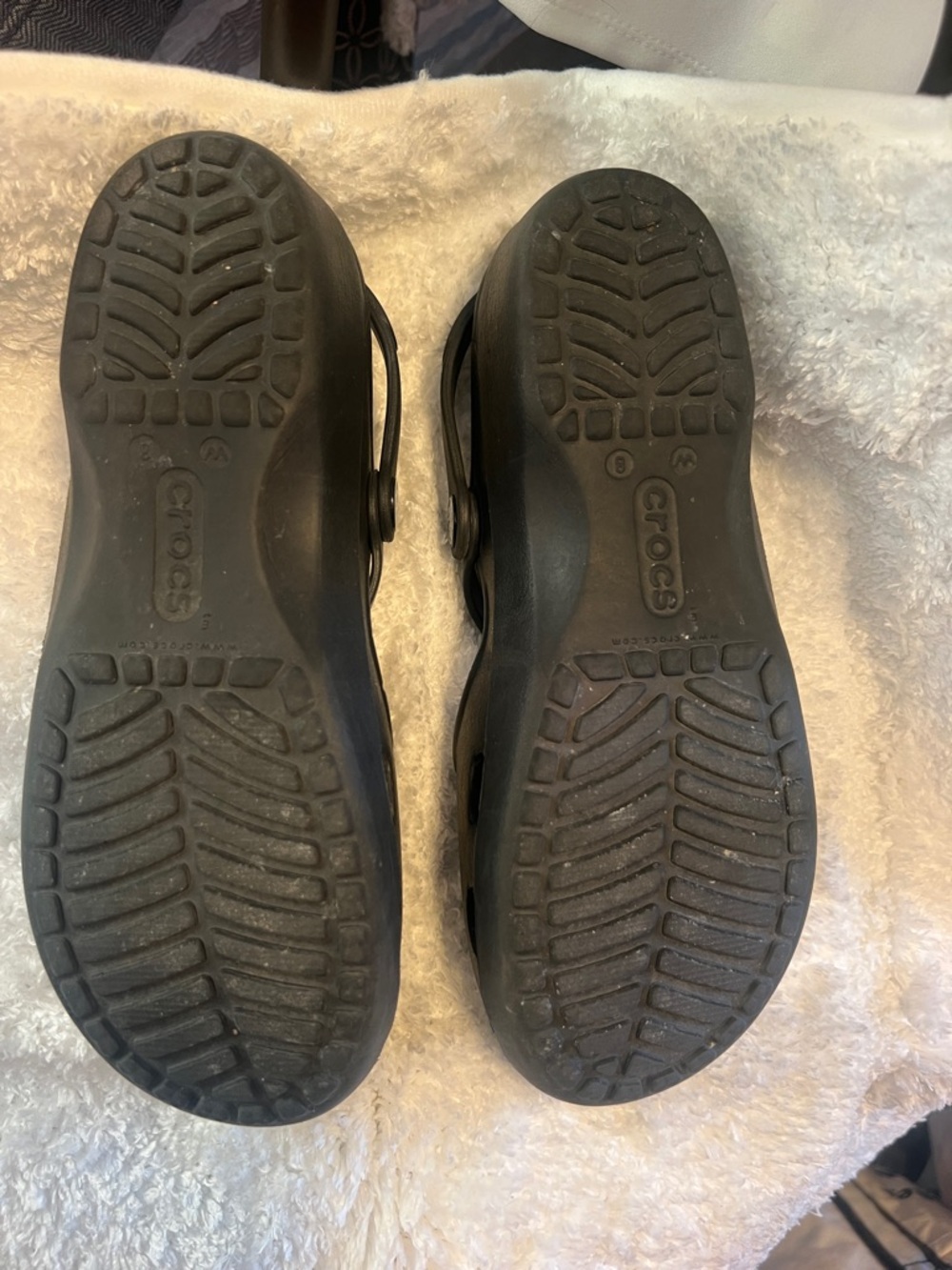 CROCS Black Women's Mary Jane Clog Mules - Picture 6 of 6